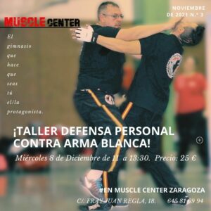 taller defensa personal contra arma blanca